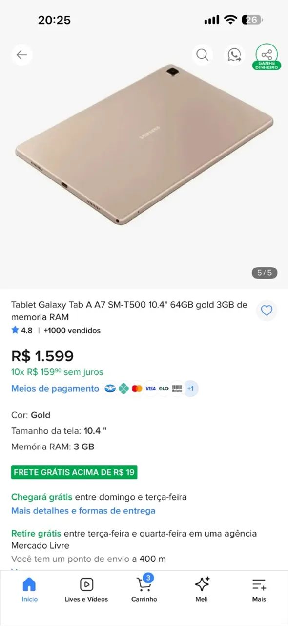 Tablet Samsung A7 4 gb de ram  - Foto 5