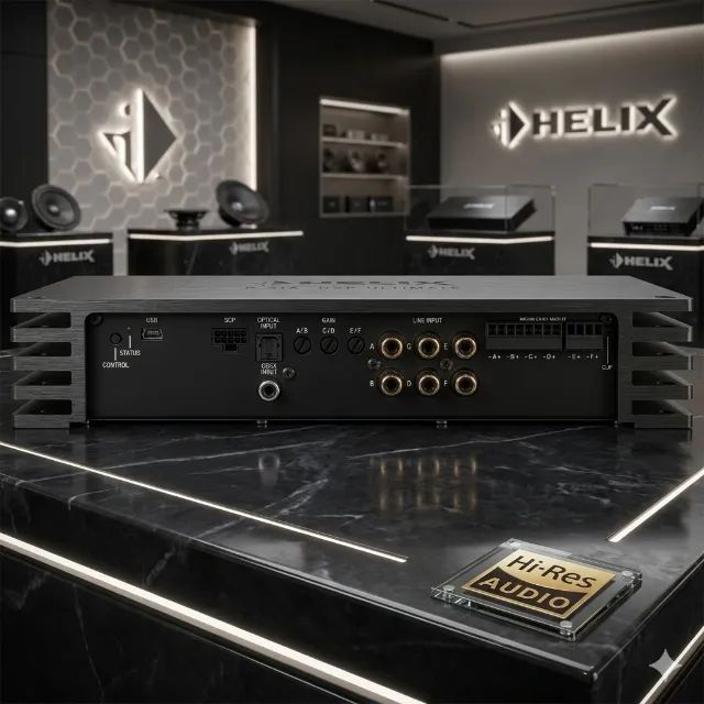 Amplificador E Processador HELIX P SIX Dsp - Foto 3