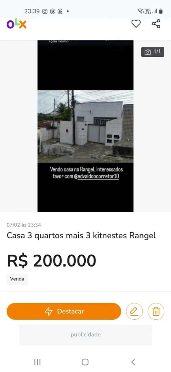 Vendo casa no Rangel