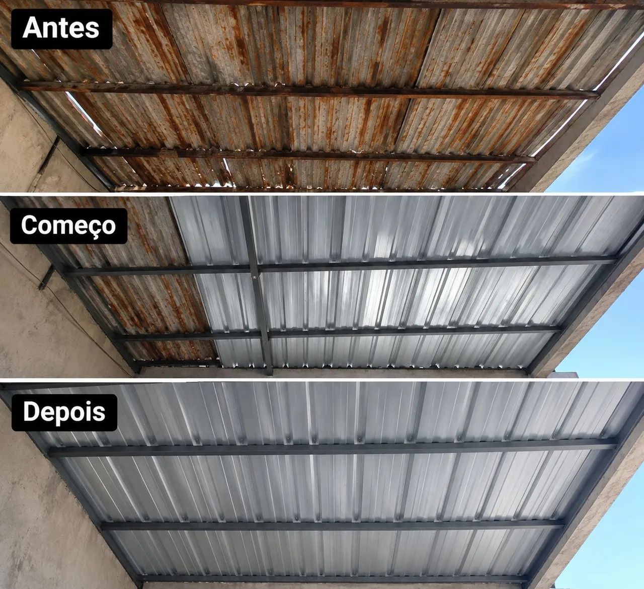Trabalhamos com todo tipo de terraço de zinco   reformamos e construímos casas - Foto 2