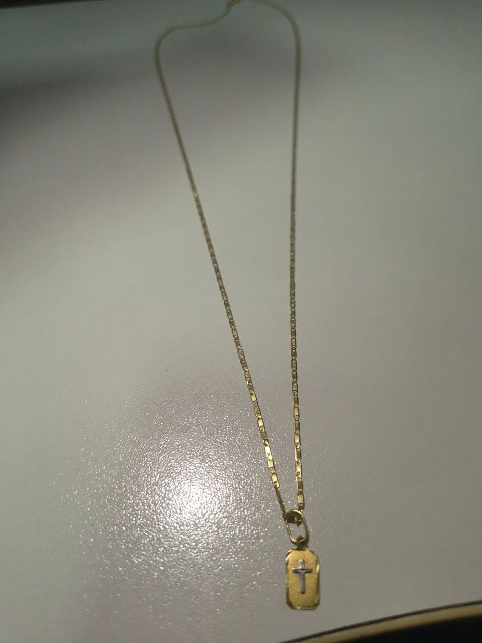 Vendo corrente de ouro com pingente - Foto 2