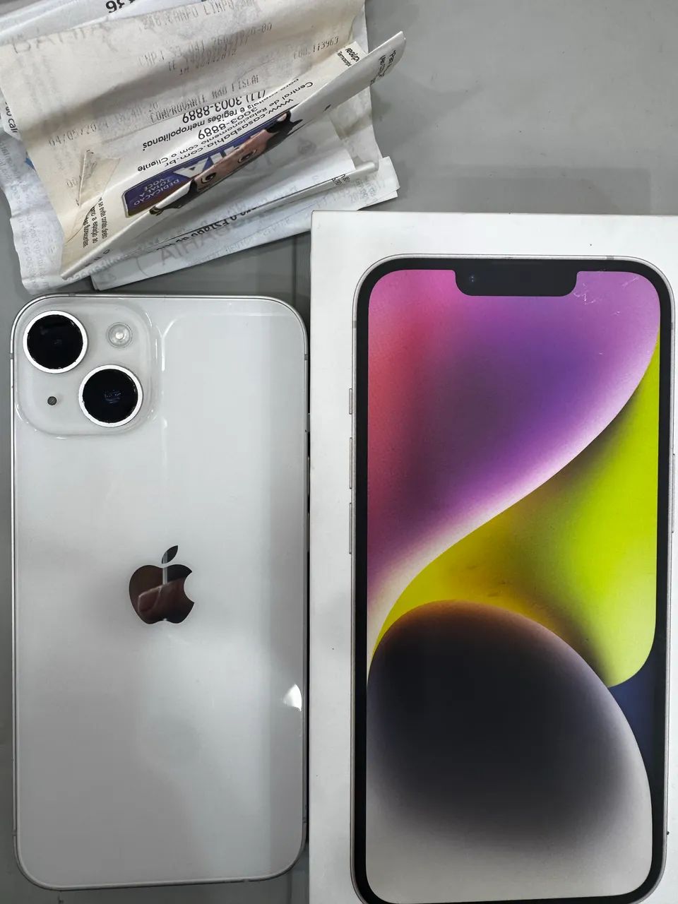 iPhone 14 128gb branco  - Foto 2