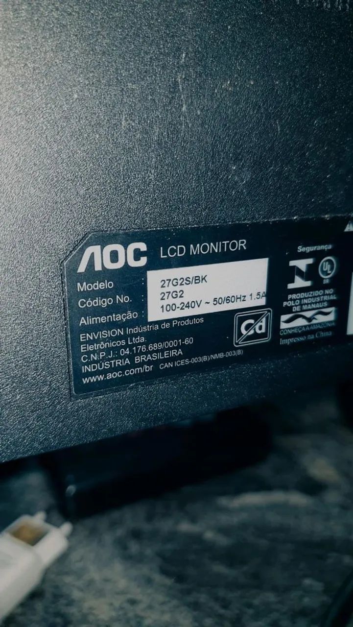 MONITOR AOC GAMER 27" - 165Hz - Foto 5