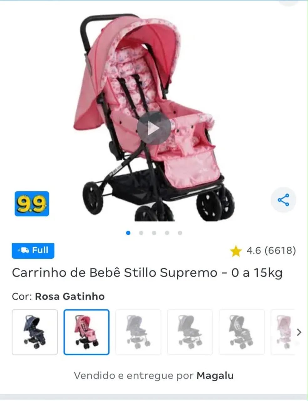 Carrinho de bebê Stillo Supremo - Foto 4