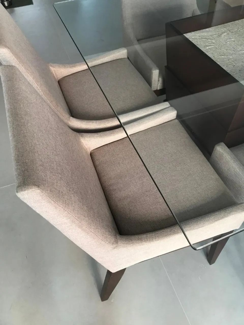 Mesa com tampo de vidro - Foto 4