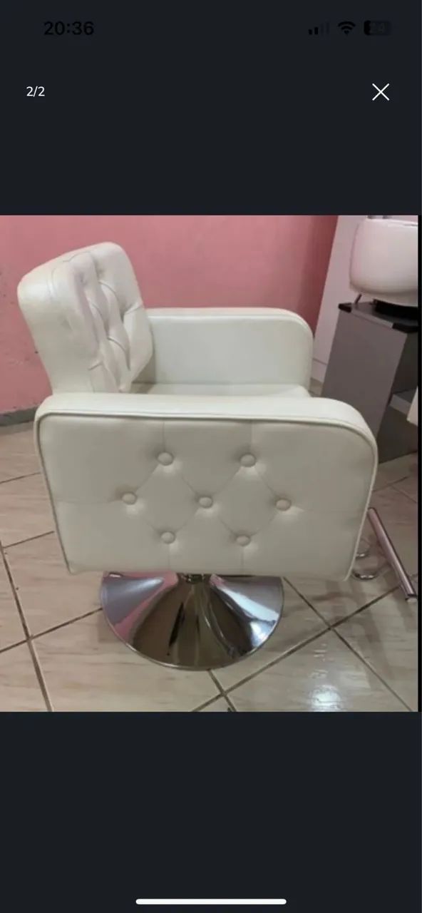 Cadeira de cabeleireiro  - Foto 2
