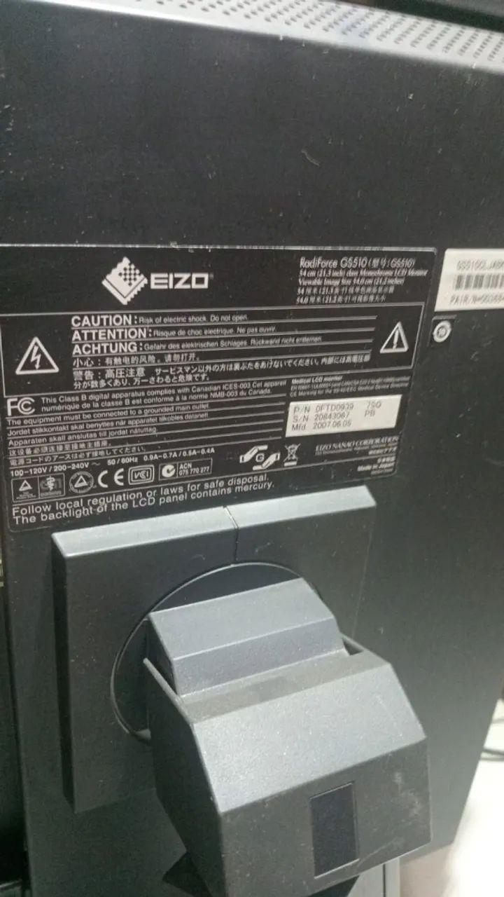 Monitor Profissional EIZO RadiForce GS510 21,3? 5MP - Foto 3