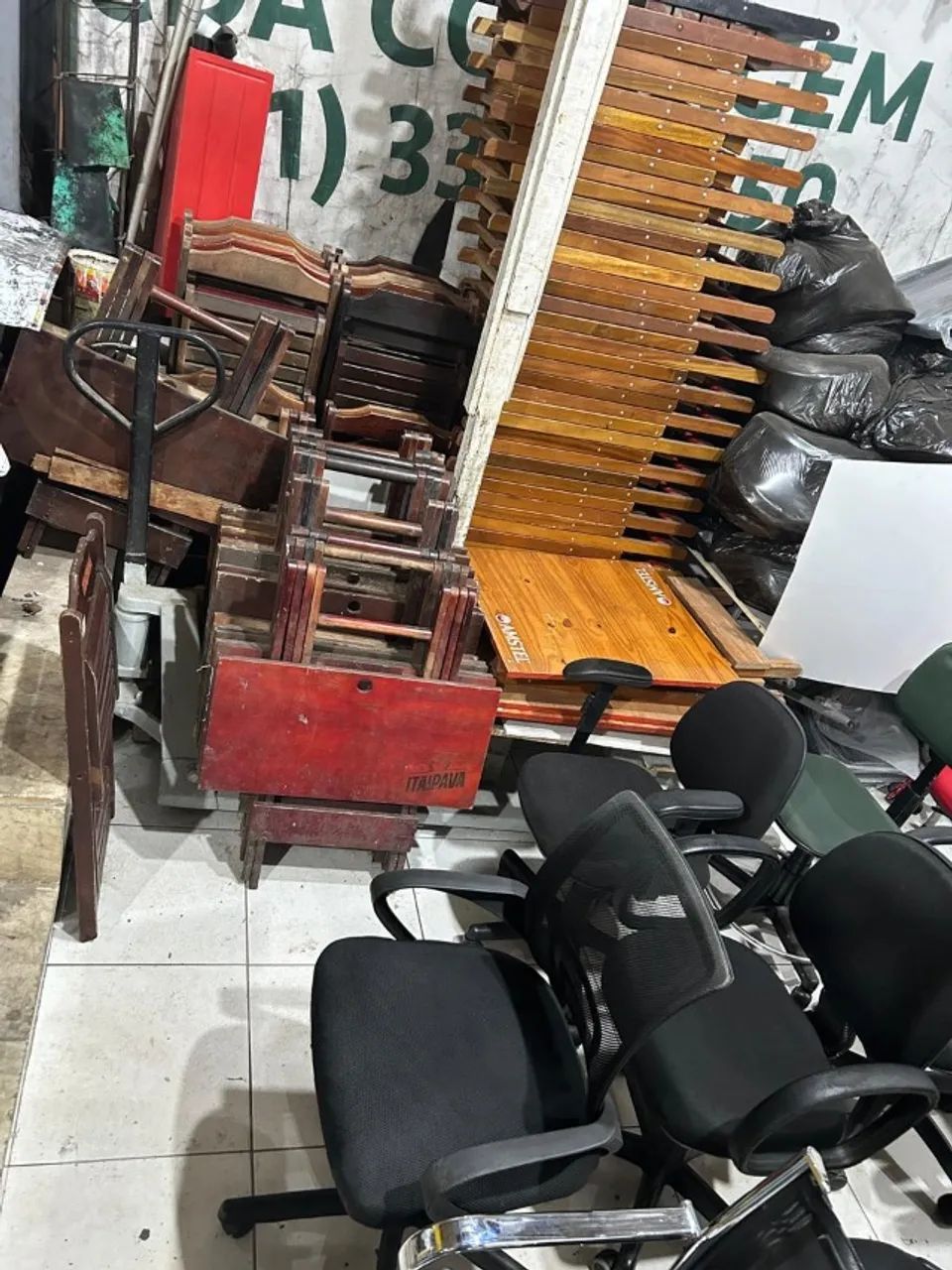 Cadeiras de Escritório Reforçadas - Novas e Seminovas (Aceito Cartões 3x ou 5% no dinheiro - Foto 3