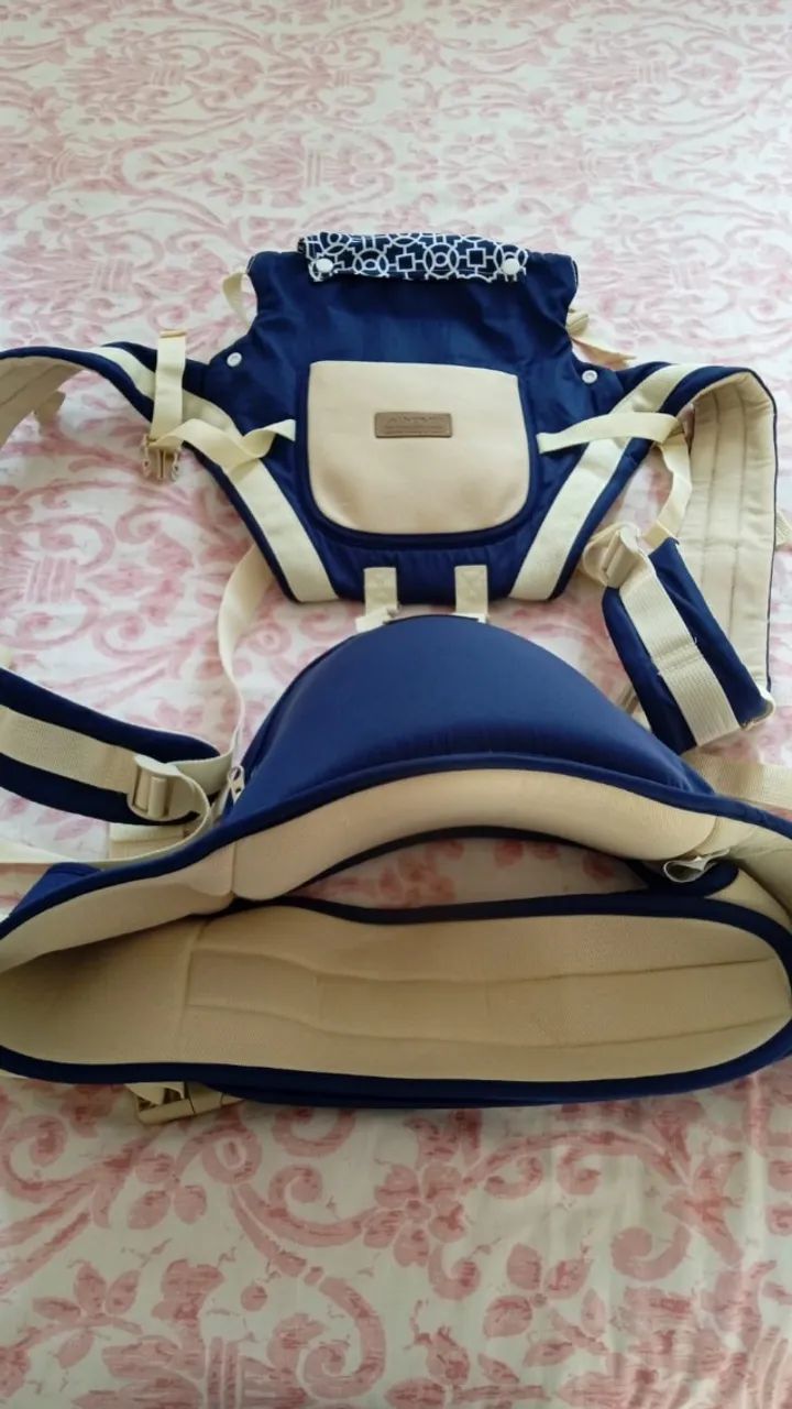 Canguru com cadeirinha para bebê - Foto 4