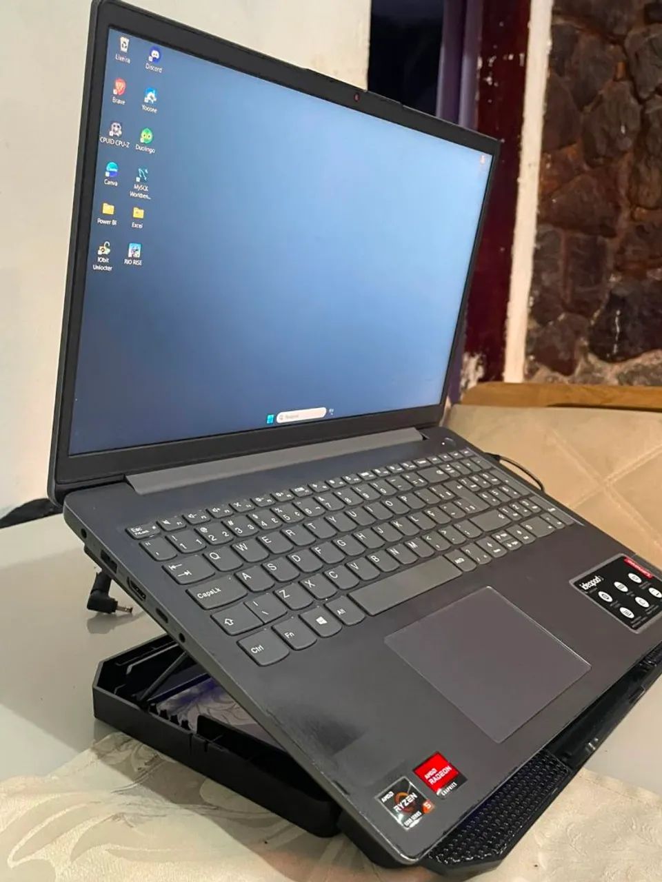 NOTEBOOK IDEAPAD 3 RYZEN 5 5°Geração+ COOLER - Foto 3