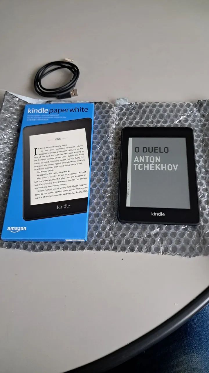 Kindle Paperwhite 10ª geração Novinho + Capa - Foto 2