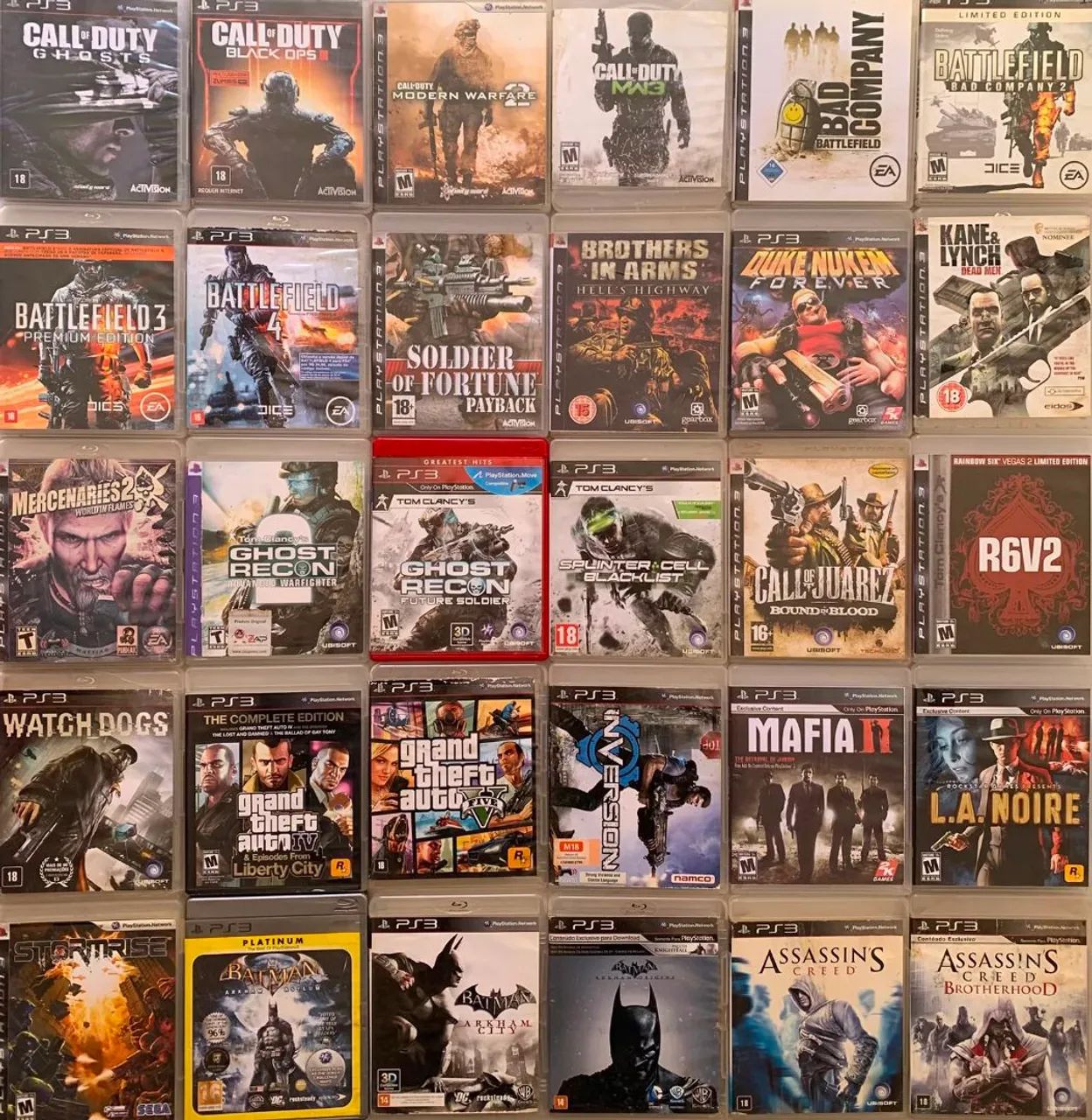 Vendo jogos de play 3
