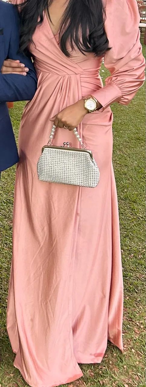 Vendo vestido de festa rosê - Foto 3