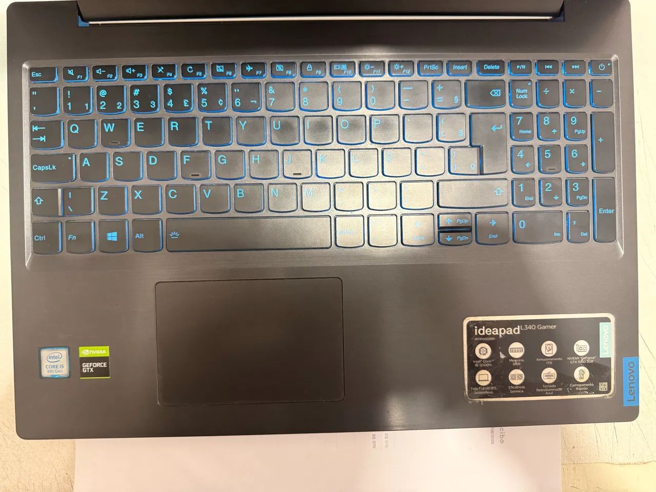 Notebook Ideapad L340gamer i5 com ssd  - Foto 4