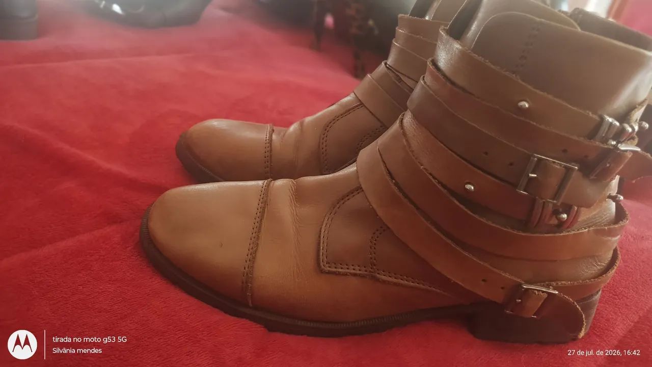 Bota cano curto Constance 38 - Foto 4
