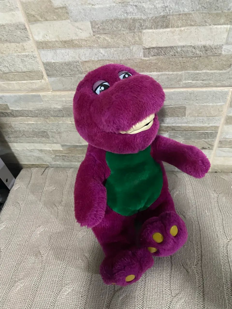 Pelúcia do boneco Clássico do Barney o Dinossauro  - Foto 3