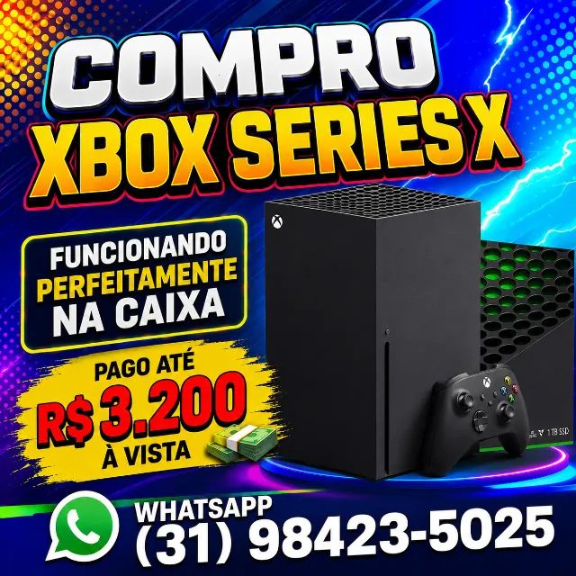 XBOX SERIES X COM LEITOR