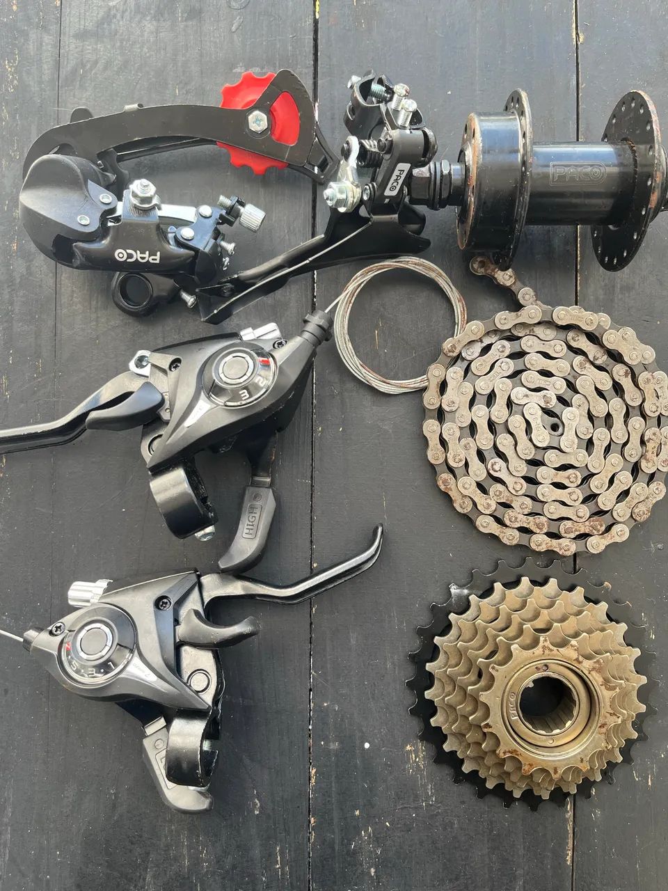 Kit câmbio bicicleta