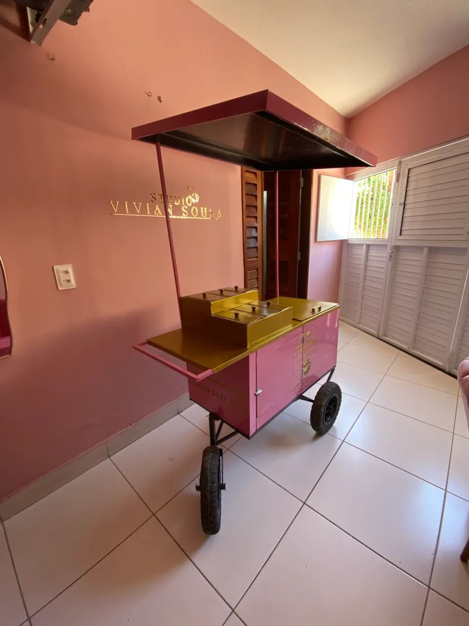 CARRINHO DE AÇAÍ COMPLETO