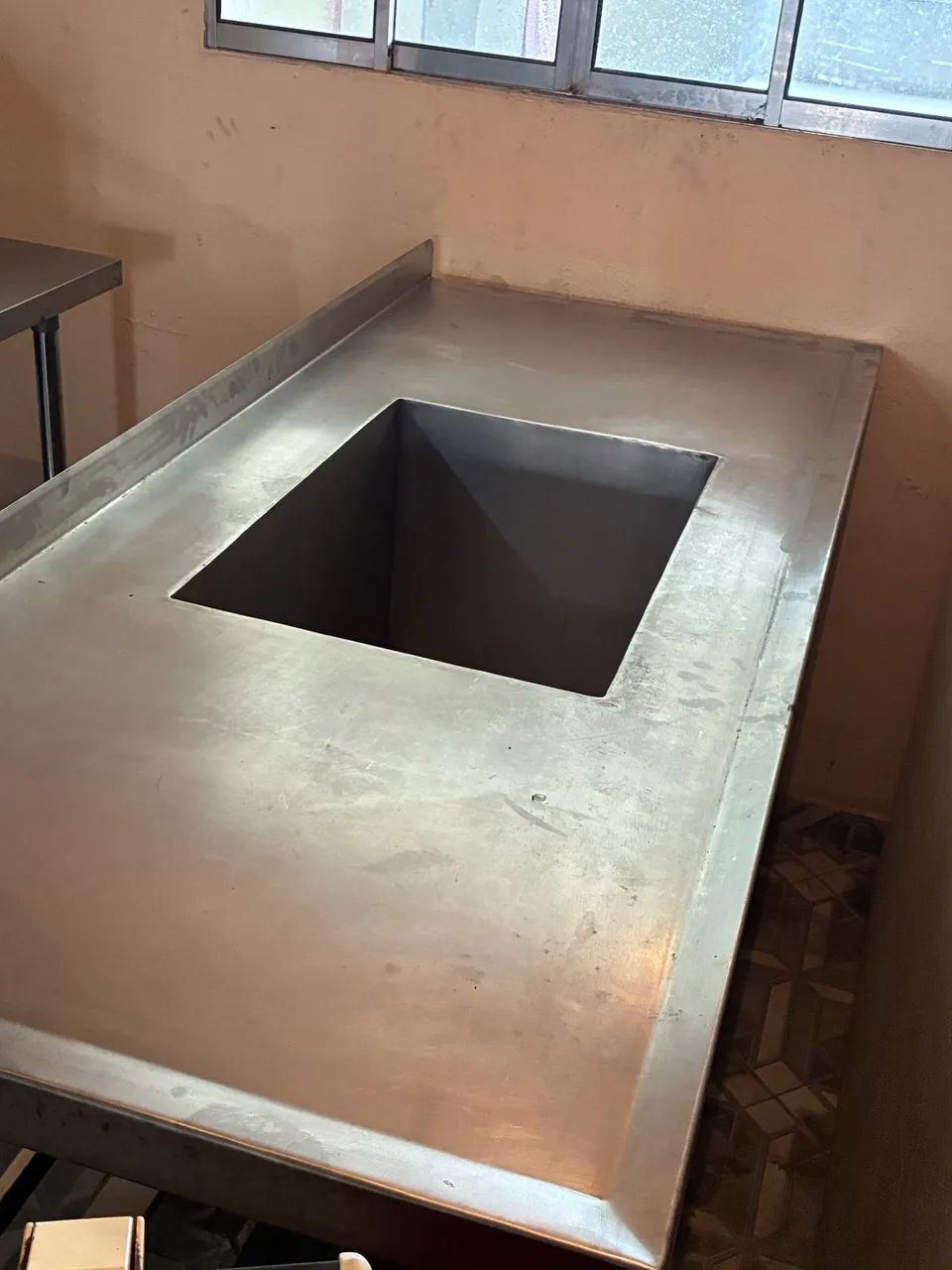 Pia industrial de Inox