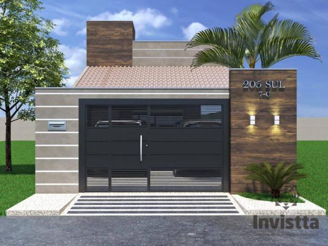 Linda casa nova com área de lazer completa na região sul de palmas - Foto 2