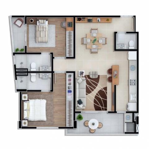 Apartamento 2 suítes em itajaí - Foto 9