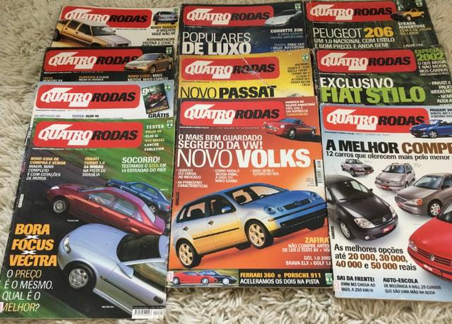10 Revistas Quatro Rodas Janeiro até Outubro 2001 - Foto 2