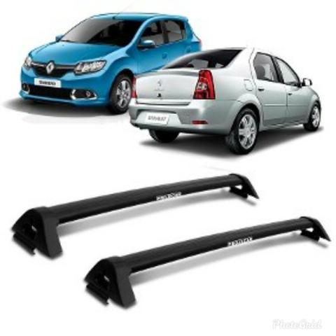 Rack bagageiro aluminio Renault Logan