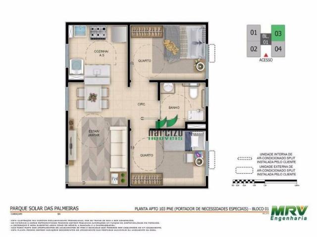 Apartamento residencial à venda, abrantes, camaçari - ap0840. - Foto 11