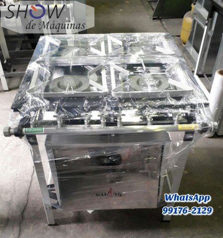 FOGÃO INDUSTRIAL 4 BOCAS CLM FORNO, PREÇO PROMOCIONAL IMPERDÍVEL!! - Foto 2
