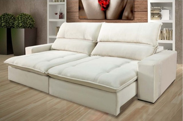 Sofá retrátil reclinável Jerico  - Foto 4