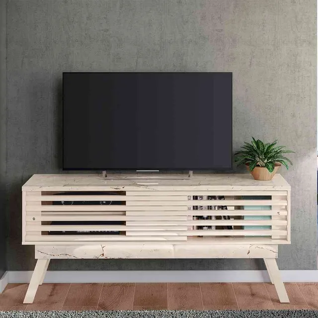 Sala rack bancada pra t.v