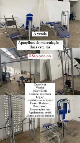 Banco de Supino Reto Musculação Fokus - Fokus Fit - Equipamentos