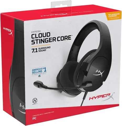 Headset Hyperx Cloud Stinger Core 7.1 HHSS1C-AA-BK/G