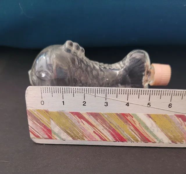 Lote vidro perfume bichos anos 50 - Foto 3