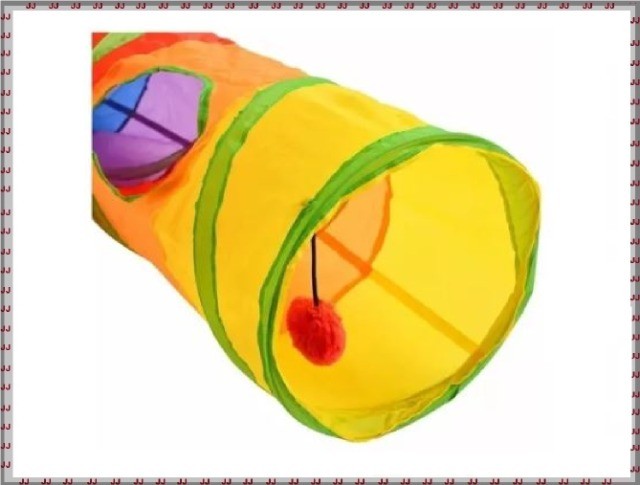 Túnel Labirinto Colorido Para Pets - Cães ou gatos - Foto 3