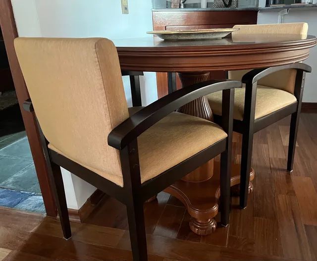 4 Cadeiras com braço, estilo poltrona - Foto 4