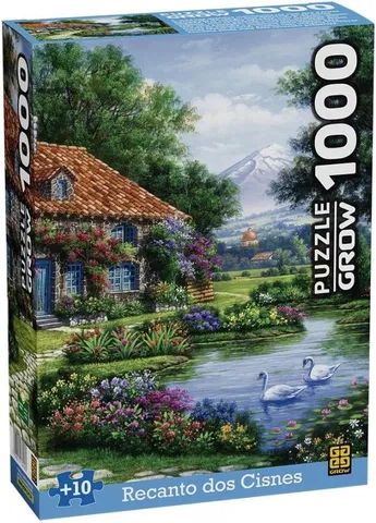 Puzzle 1000 peças Recanto dos Cisnes - Foto 2
