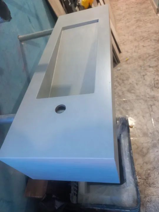 Pia de Banheiro em porcelanato 80X30 - Foto 5