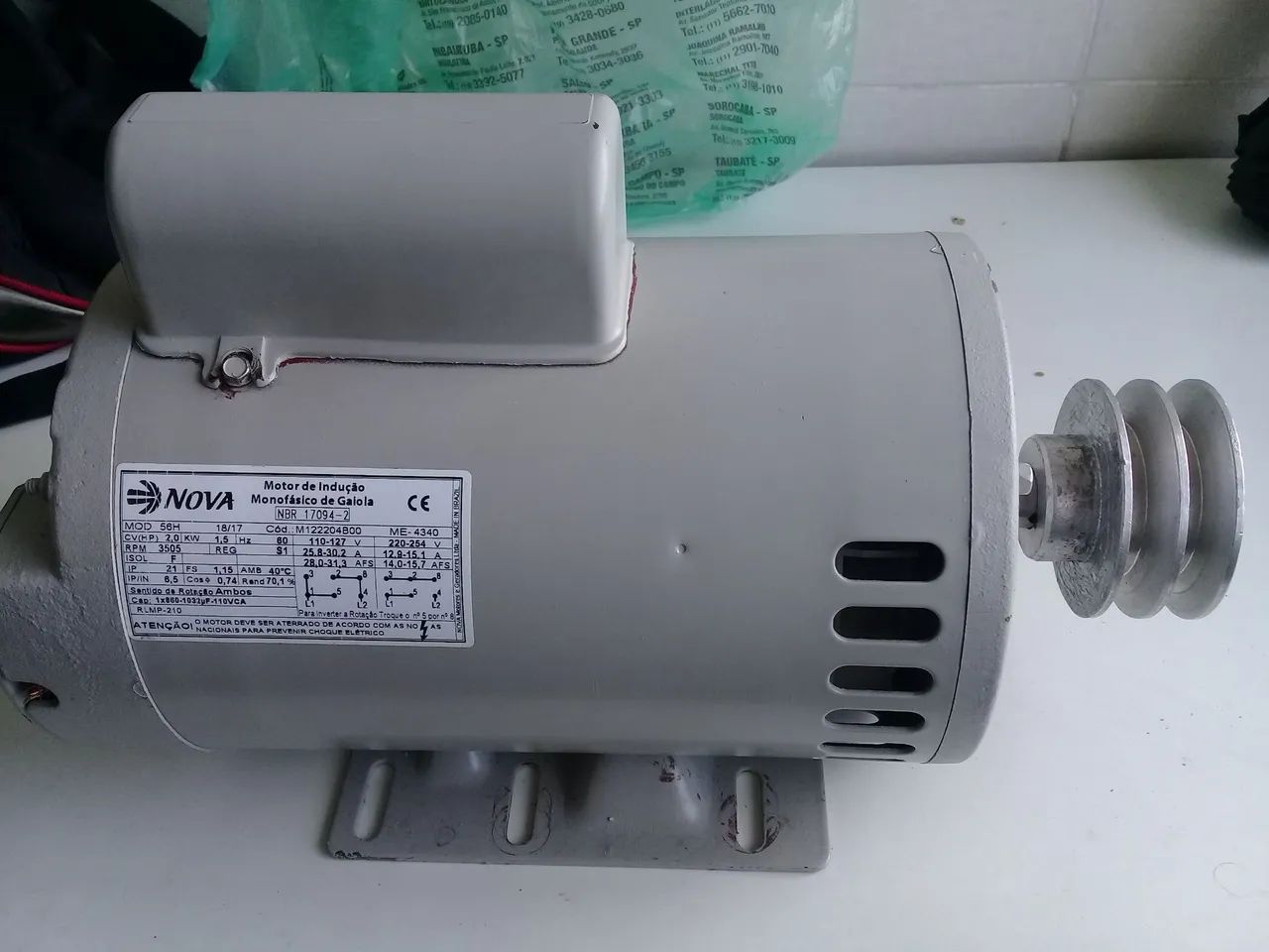 Motor novo 3505rpm - Foto 3