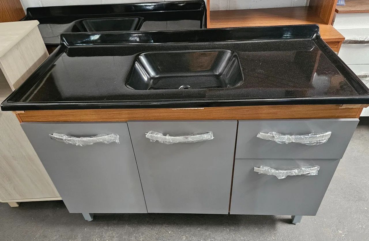 BALCÃO E PIA NOVO - ENTREGAMOSMONTADO - Foto 6