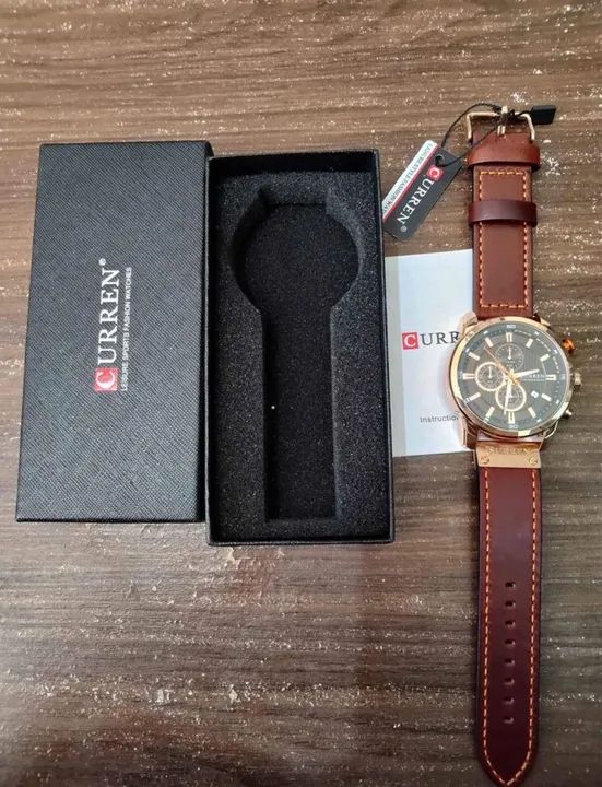 -Relógio em couro Curren. Entrega grátis  - Foto 2