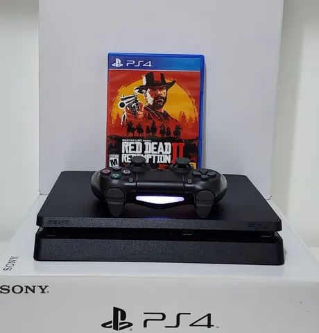 PS4 Slim  - 1TB - c/  GARANTIA +  Jogo (RED DED II) - Garanta já o seu!