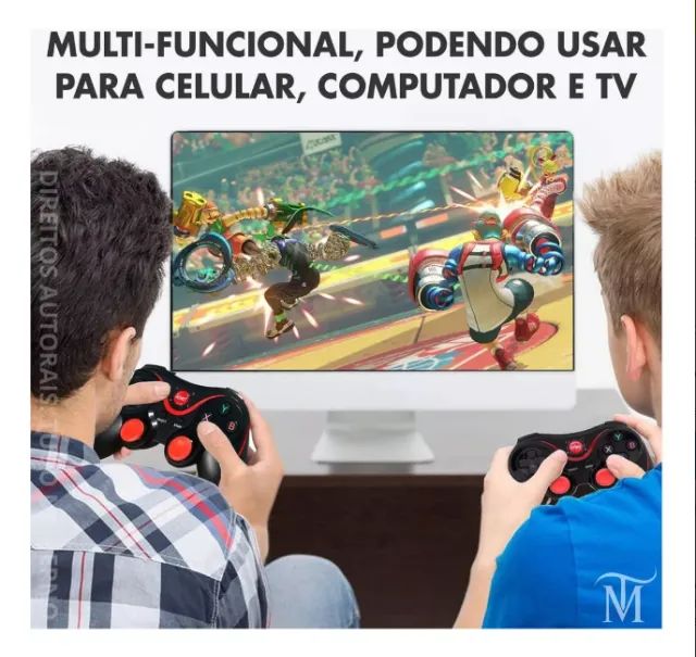 Controle Game Pad sem Fio Bluetooth para Celular - Foto 4