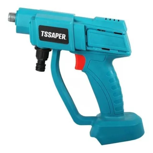 Lavadora De Alta Pressão Lavajato portatil A Bateria 21v Com 2 Baterias E Case Tssaper - Foto 5