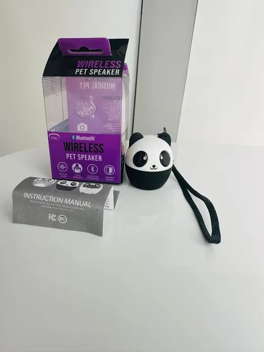 Mini caixinha de som panda