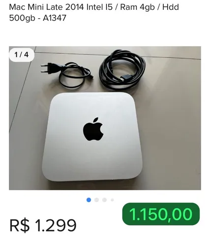 Mac mini late 2014 | +31 anúncios na OLX Brasil