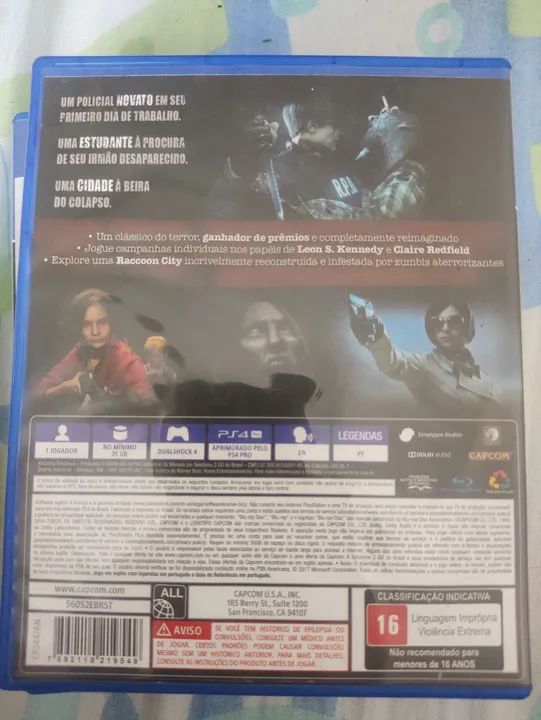 Resident evil 2 remake de ps4 - Foto 2