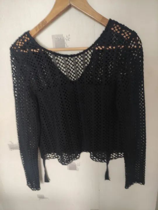 Blusa Zara preta