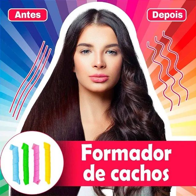 Formador De Cachos Rolinhos Magic Leverag Bob Modelador - Foto 4